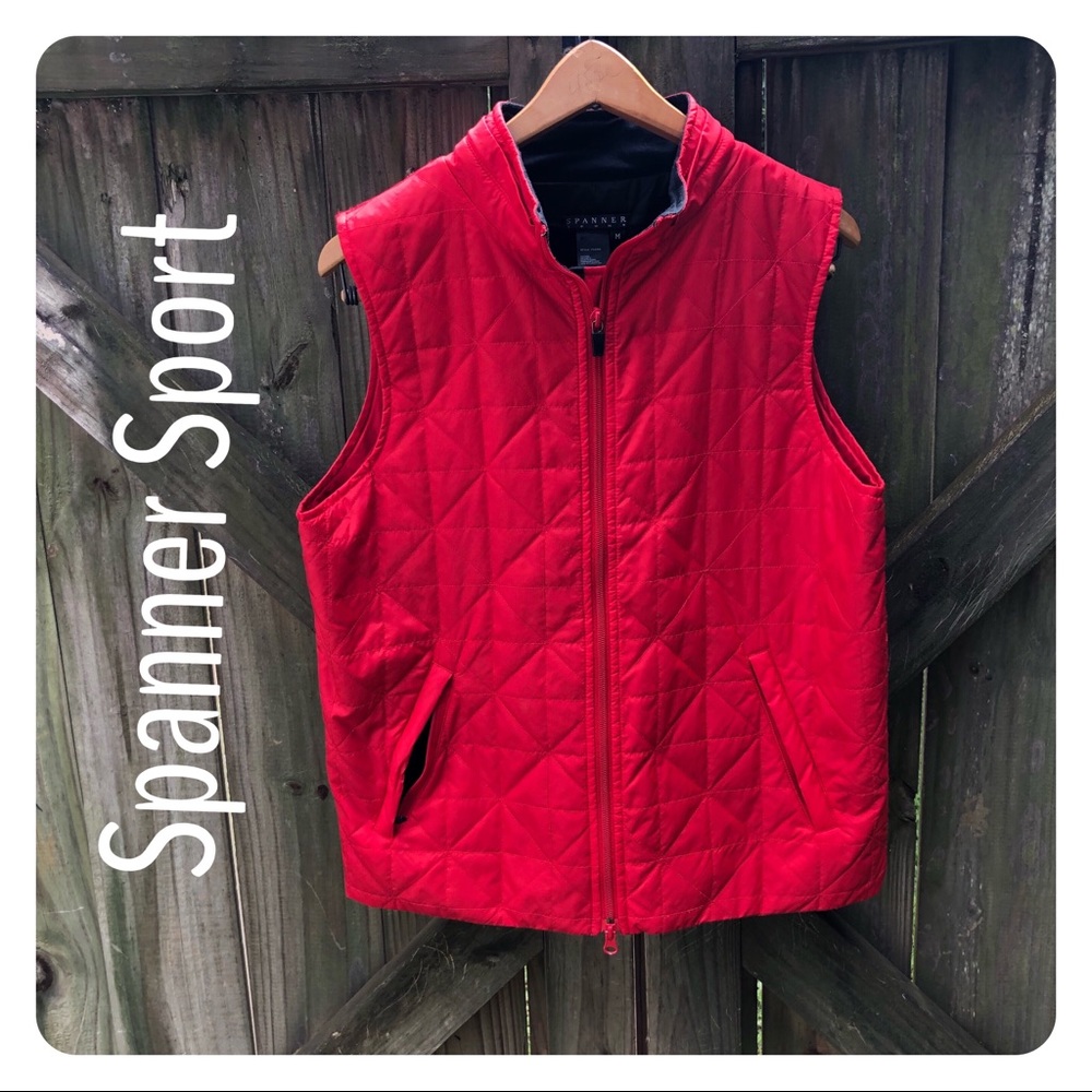 Spanner Sport Red Zip Vest
